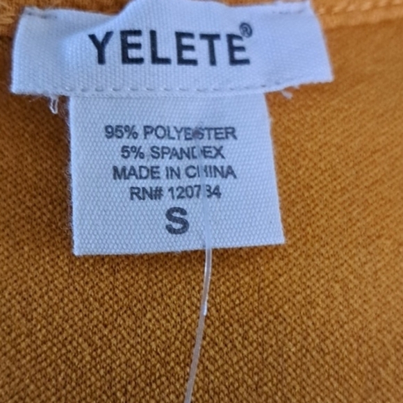 Yelete  Comfort and Classic Dress Color Soft Pumpkin Size Small - Picture 8 of 10
